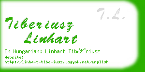 tiberiusz linhart business card